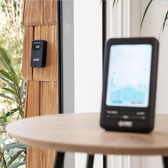First Austria FA-2461-7 Wireless Digital Weather Station Wall Mounted Black