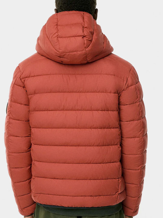 Ecoalf Men's Winter Puffer Jacket Red