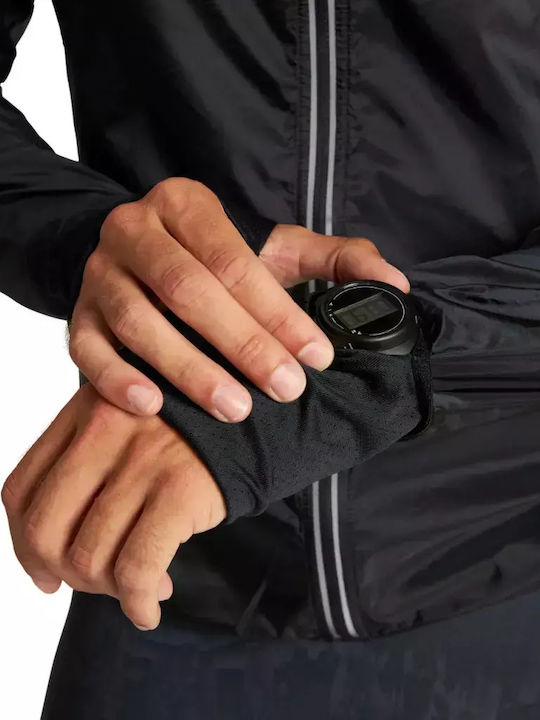 Jacke Winddicht Schwarz
