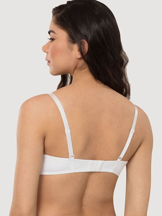 Balconette Push Up Balconette Bra White