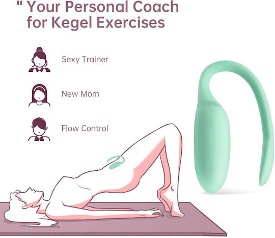 Magic Motion Fitcute Kegel Rejuve Δονητής Egg με Απομακρυσμένο Έλεγχο 23cm Teal