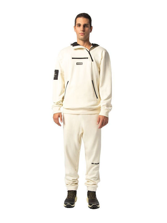 Sweatshirt with Hood White