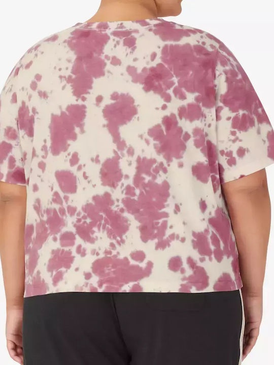 Fila Chilling Out Γυναικείο Αθλητικό T-shirt Ροζ