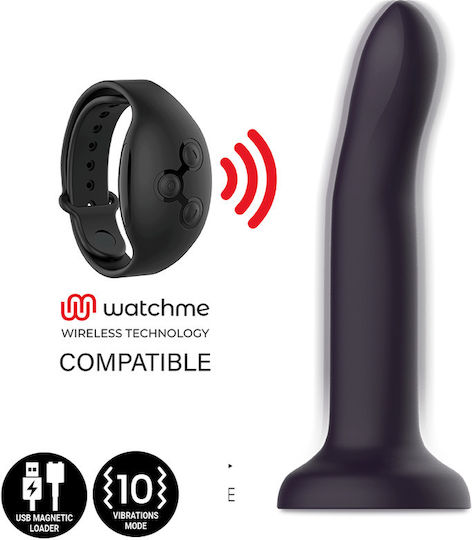 Mythology Duman Mystic Vibrator G-Spot with Remote Control 20cm Black