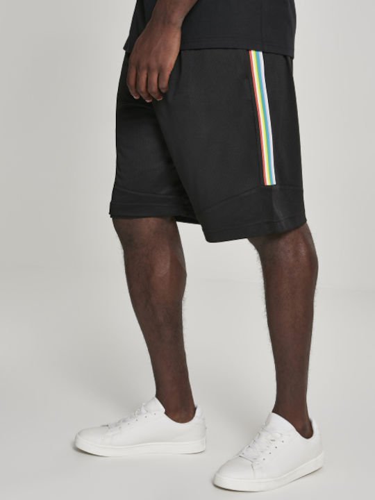 Side Taped Mesh Αθλητική Ανδρική Βερμούδα Black / Multicolor