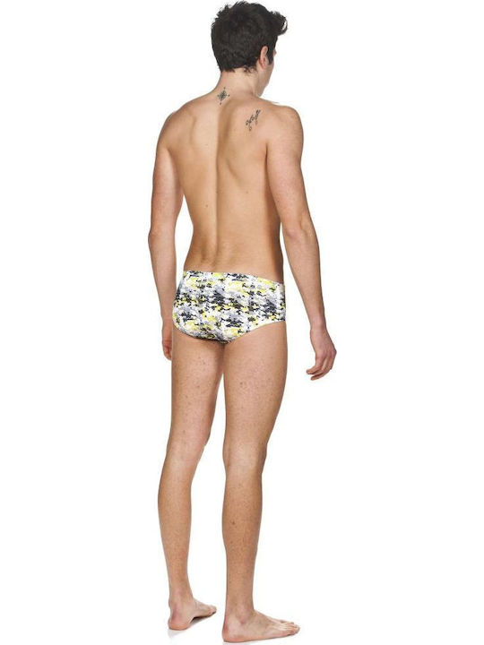 Costum De Baie Bărbați Slip Multicolor Camo