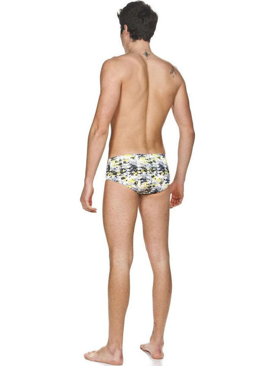 Costum De Baie Bărbați Slip Multicolor Camo