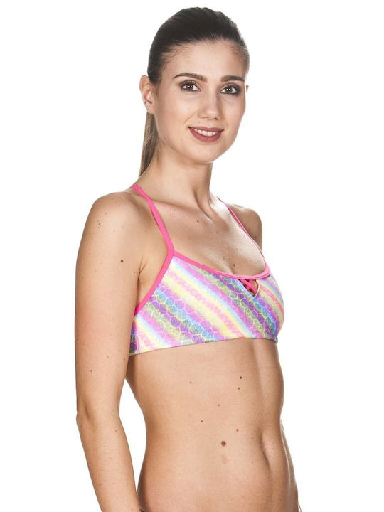 Arena Sports Bra Bikini Top Be Multicolour Striped