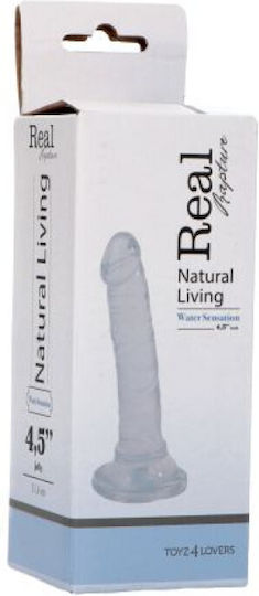 Toyz4lovers Real Realistic Dildo with Suction Cup Transparent 11.4cm
