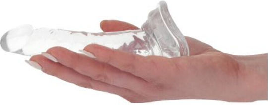 Toyz4lovers Real Realistic Dildo with Suction Cup Transparent 11.4cm