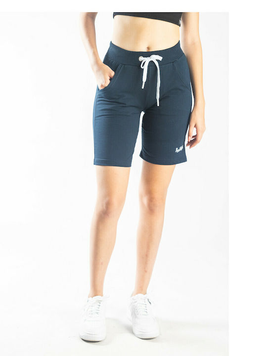 Paco & Co Women's Sporty Bermuda Shorts Navy Blue