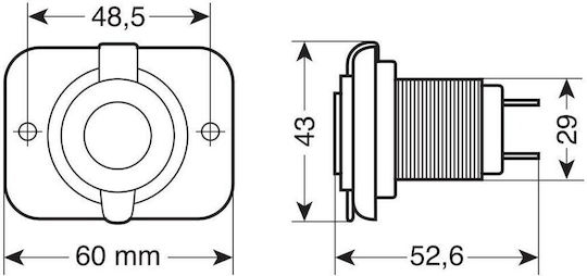 Lampa Адаптер за запалка Кола 12V - 24V