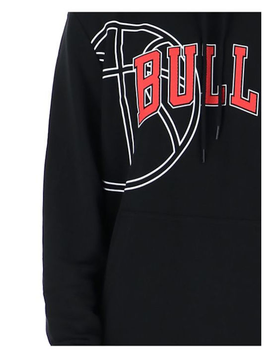 NBA Graphic Basketball Sweatshirt with Hood Black