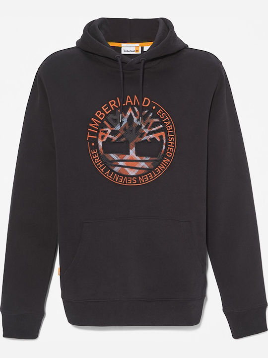 Sweatshirt mit Kapuze Schwarz