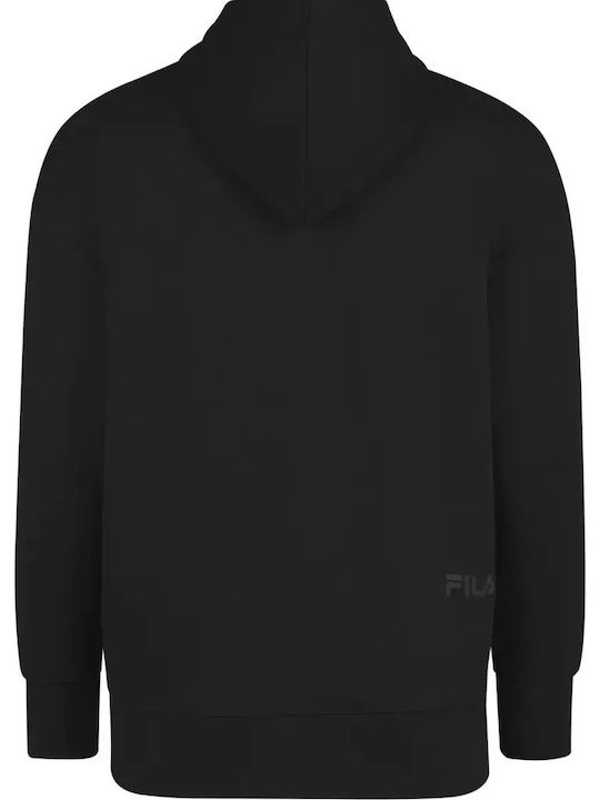 Fila Men's Sweatshirt with Hood and Pockets Black