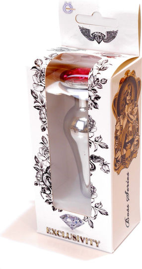 Boss Of Toys Πρωκτική Σφήνα Silver / Fuchsia 9.5cm