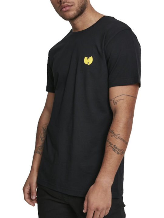 Wu Wear WU021 T-shirt Bărbătesc cu Mânecă Scurtă Negru