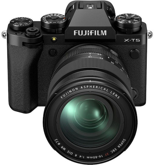 Fujifilm X-T5 Spiegellose Kamera Kit (XF 16-80mm F4 R OIS WR) Schwarz