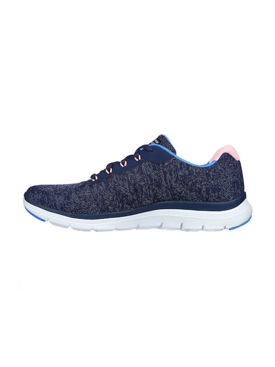 Skechers Flex Appeal 4.0 Fresh Move Damen Sportschuhe für Training & Fitnessstudio Blau