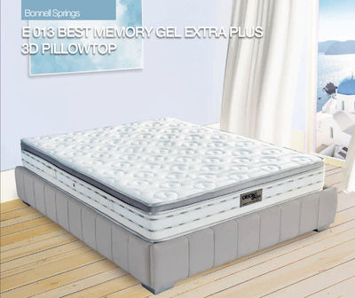 Orion Strom E013 Best Memory Gel Extra Plus 3D Pillowtop Διπλό Ορθοπεδικό Στρώμα 140x200x22cm με Ελατήρια & Ανώστρωμα