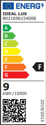 Ideal Lux Λάμπα LED 9W για Ντουί GX53 Φυσικό Λευκό