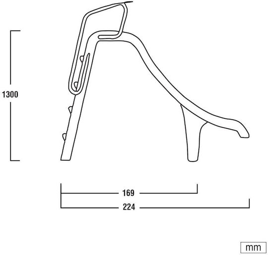 Poolzubehör Polyester mit einer Höhe von 130cm Hellblau