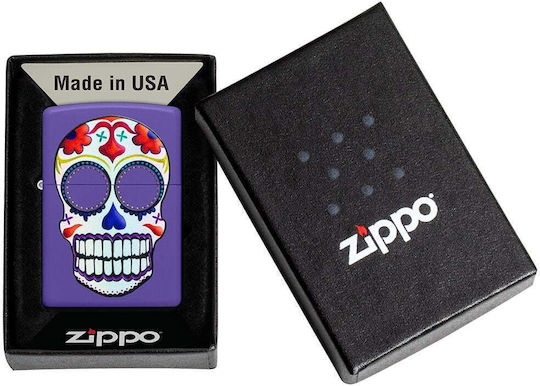 Zippo Αντιανεμικός Αναπτήρας Φλόγας Sugar Skull Design