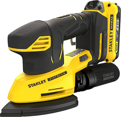 Stanley Battery Powered Delta Sander 18V 1x2Ah with Speed Control and with Suction System