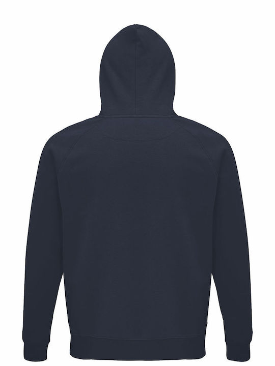 Hoodie Unisex Organic " Minecraft Gang " French Navy