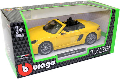 Bburago Car 1:32 Porsche 718 Boxter Yellow Blue for 3++ Years