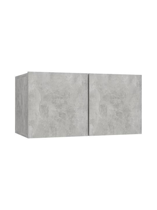 Wohnzimmer TV-Einheit Gray L80xB30xH150cm