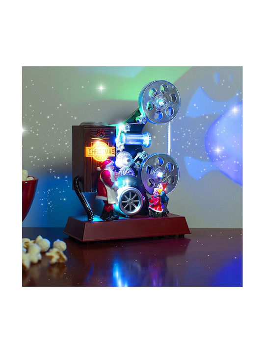Fun World Figurine Decorativă de Crăciun cu Lumină LED cu Muzică & Mișcare Fun World Figurine Decorativă de Crăciun cu Lumină LED cu Muzică & Mișcare
