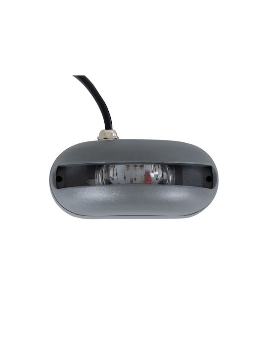 GloboStar Window-Curba Aplica de exterior montată pe perete LED IP65 6W cu Alb reglabil Lumină