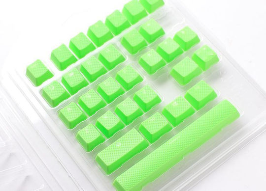 Ducky DKSA31-USRDGNNO1 Keycap Rubber Double Shot Keycap Set Πράσινο 31τμχ US