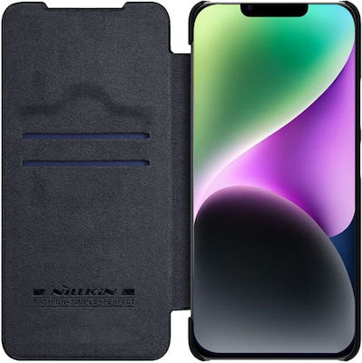 Nillkin Qin Pro Leather Synthetic Leather Book Black (iPhone 14 Plus)