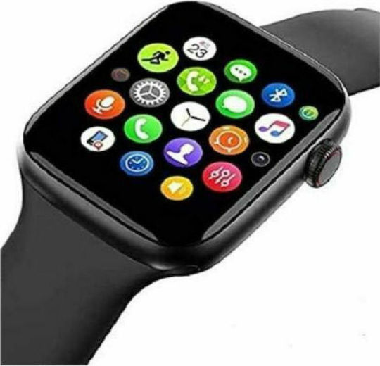 T500 Plus Smartwatch με Παλμογράφο (Μαύρο)