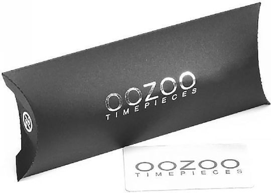 Oozoo Q00315 45mm Smartwatch με Παλμογράφο (Ασημί)