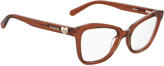 Rame Ochelari Pentru Femei Acetat Fluture Burgundy MOL604 FMP