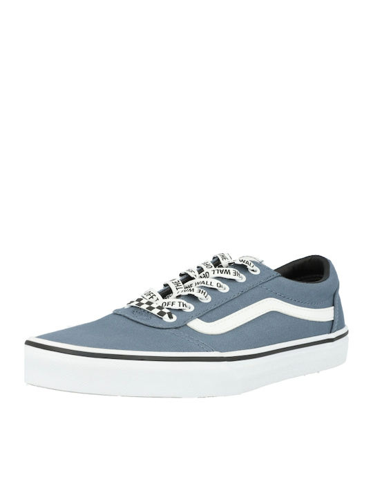 Ward Checker Lace Kids Sneakers Light Blue