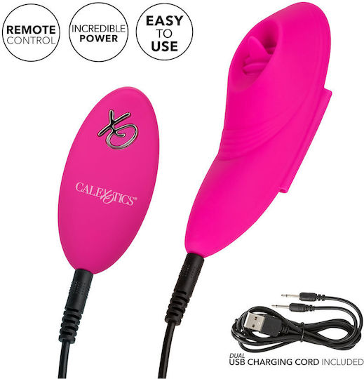 Calexotics Flicker Panty Teaser Mini Δονητής για Ζευγάρια με Απομακρυσμένο Έλεγχο Fuchsia
