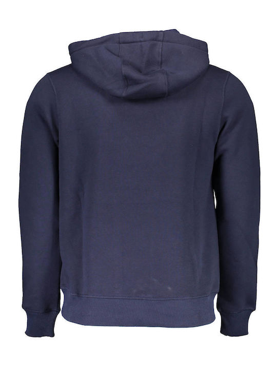 North Sails Men's Sweatshirt with Hood and Pockets Navy Blue