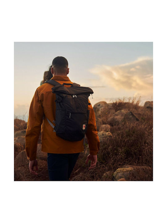 Fjallraven Coast Foldsack Ανδρικό Υφασμάτινο Σακίδιο Πλάτης Μαύρο