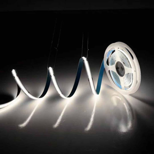 Vivalux Bandă LED 24V Alb Rece Lumină 5m Tip COB