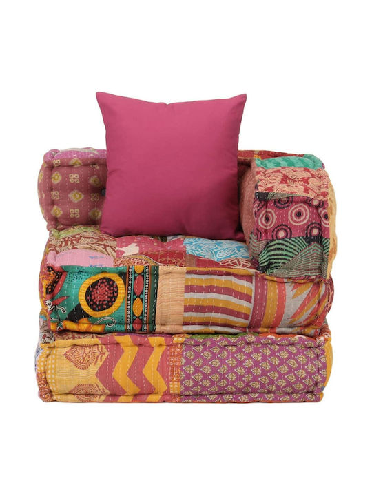 Bean Bag Chair Waterproof Multicolour 70x70x56cm
