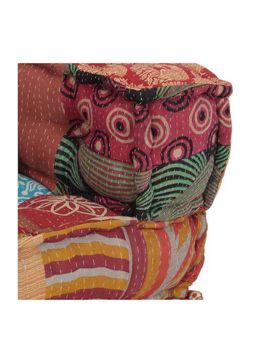 Bean Bag Chair Waterproof Multicolour 70x70x56cm