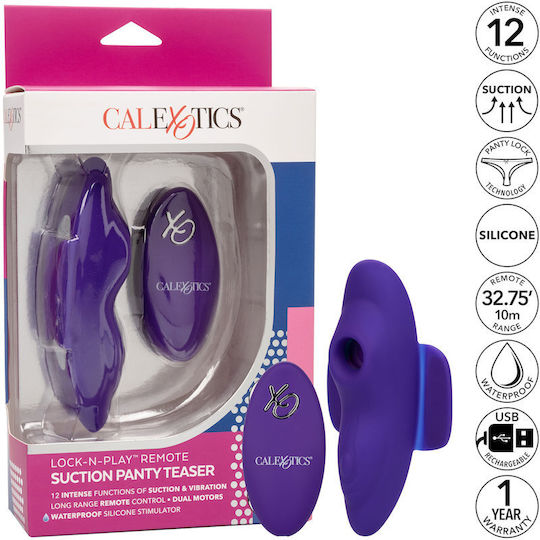 Calexotics Suction Panty Teaser Αναρροφητής Αιδοίου με Δόνηση Purple