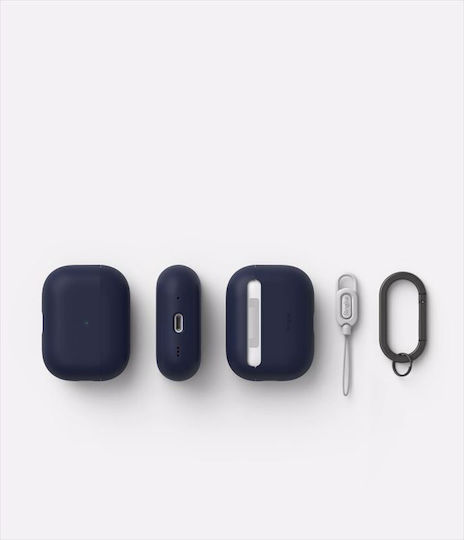 Ringke Hülle Silikon mit Haken Midnight Blue für Apple AirPods Pro 2