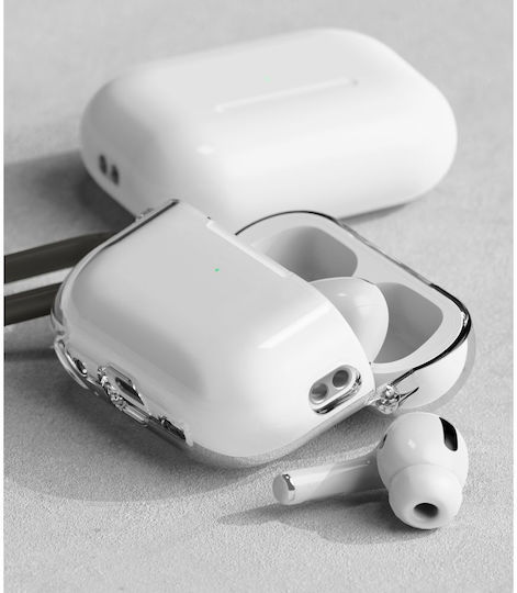 Ringke Hinge Plastic Case with Keychain Transparent for Apple AirPods Pro