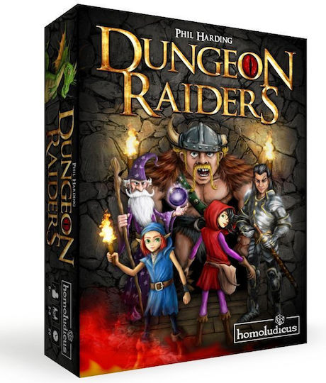 Επιτραπέζιο Παιχνίδι Dungeon Raiders για 3-5 Παίκτες 8+ Ετών Devir