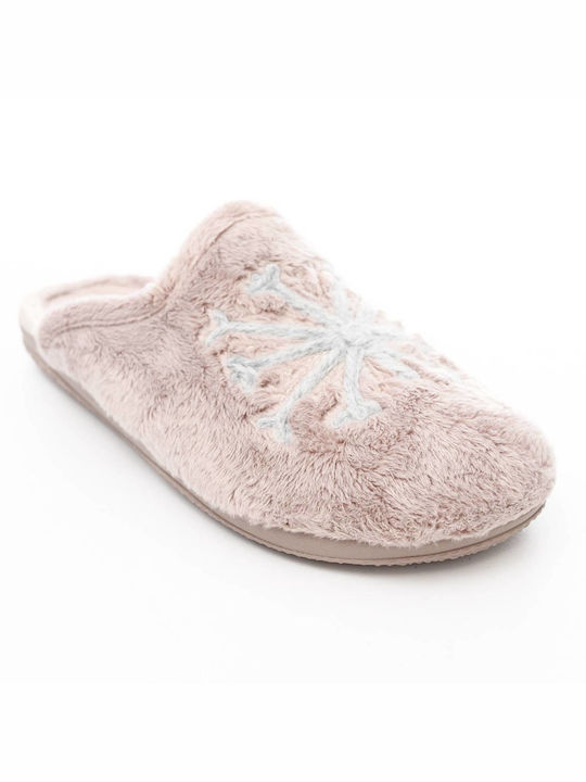 Dicas Women's Slipper In Beige Colour